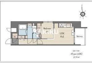 S-RESIDENCE天満橋ar【7階】の間取り