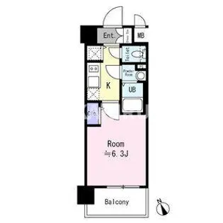 エスリード大阪平野プライム【3階】の間取り