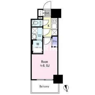 エスリード難波AGREA【4階】の間取り