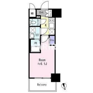 エスリード難波AGREA【3階】の間取り