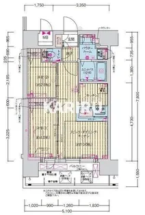 プレサンス長田レジェール【3階】の間取り