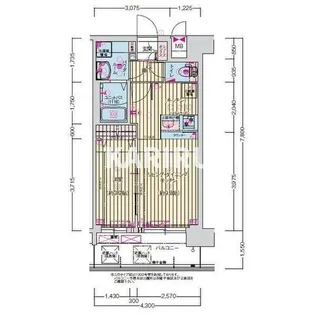 プレサンス長田レジェール【11階】の間取り