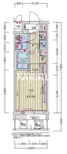 プレサンス長田レジェール【4階】の間取り
