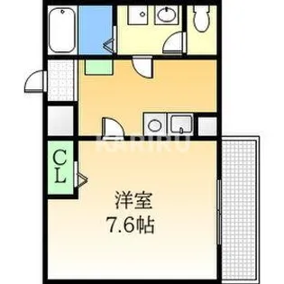 ルーセント森ノ宮【608号室】の間取り