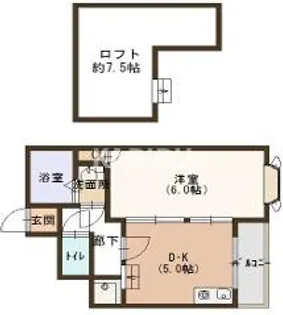 イデアールスパジオ【6階】の間取り