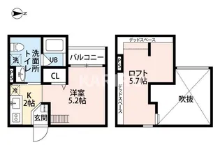 Celeste弥刀(チェレステミト)【2階】の間取り