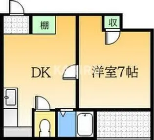 ASTERI JOTO(旧武田第3マンション)【2階】の間取り