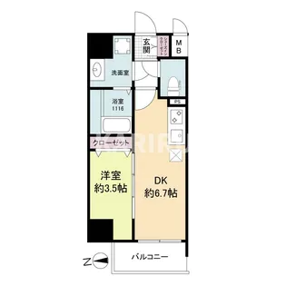 ソルテラス本庄西クレアスト【7階】の間取り