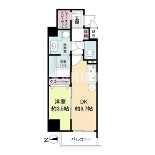 ソルテラス本庄西クレアスト【11階】の間取り