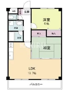 アルファフレグランス【3階】の間取り