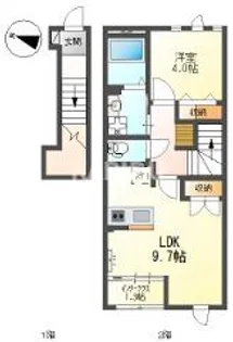 帆凪〜HONAGI〜 【2階】の間取り