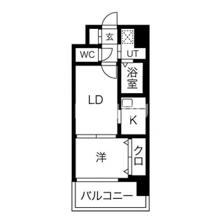 W.O.B.KYOBASHI【4階】の間取り