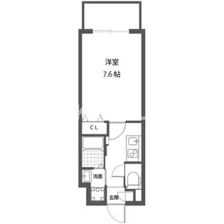 PARK HILLS今里Ray【4階】の間取り