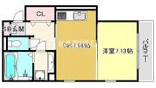 プルミエール蒲生【2階】の間取り