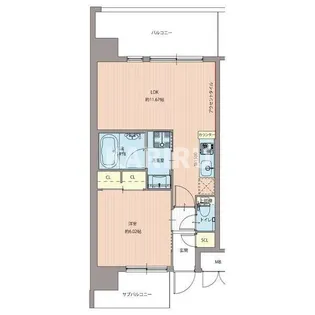 フェルム城北公園【7階】の間取り