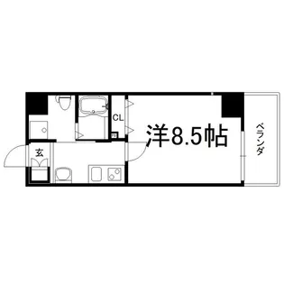 JPレジデンス大阪城東【303号室】の間取り