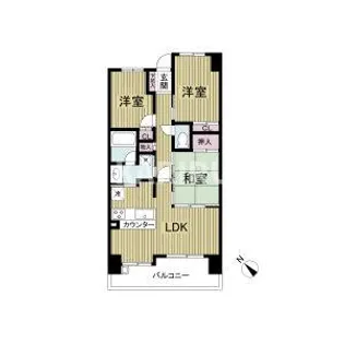 レジディア都島I【6階】の間取り