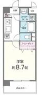 ディアコートハナテン【2階】の間取り