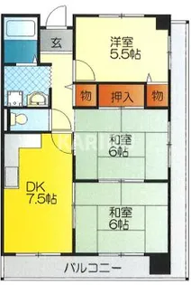 グリーンセンチュリー国広ビル【306号室】の間取り