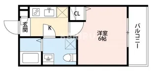 Valenti中道 【3階】の間取り