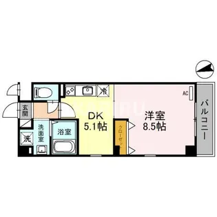 メゾンバイタルC棟【4階】の間取り