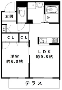 ヴィアソーレ鶴見B棟【303号室】の間取り