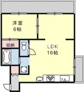 ドムスサガラ【8階】の間取り