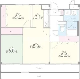 グラン ビヤンフェ【1階】の間取り