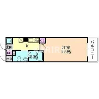 ガゼルコーヴ都島北通2【7階】の間取り