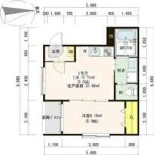 ハーモニーテラス林寺Ⅶ【3階】の間取り