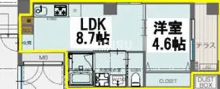 LuXe内代町【1階】の間取り