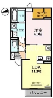 ルーナ ジェーナ【2階】の間取り