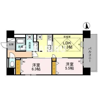 IBC Residence East【9階】の間取り