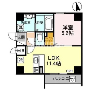 LAZO上汐【8階】の間取り