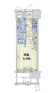 スワンズシティ大阪城北詰【404号室】の間取り