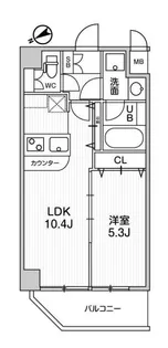 SK RESIDENCES 城北【2階】の間取り