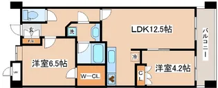 アーバネックス三宮磯辺通【7階】の間取り