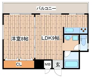 スリールKOBE元町【6階】の間取り