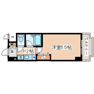 エスリード三宮フラワーロード【3階】の間取り