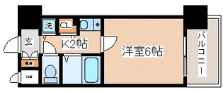 リーガル新神戸【4階】の間取り