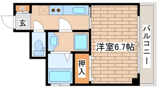 ワンゴークレスト【3階】の間取り