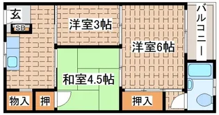 グランディア東神戸【3階】の間取り