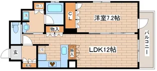 リーガル神戸三宮山手【11階】の間取り