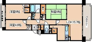パーク・ハイム神戸熊内町【2階】の間取り