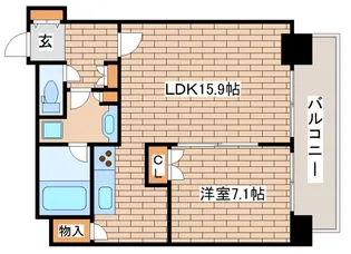 ジークレフ新神戸タワー【29階】の間取り