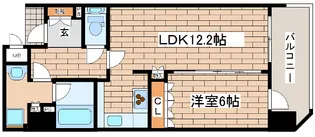 リーガル神戸海岸通【3階】の間取り