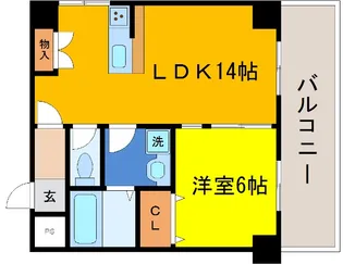 リノスタイル布引【7階】の間取り