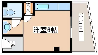 プチシャトー徳井【4階】の間取り