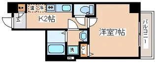 アドバンス三宮ステージア【7階】の間取り