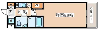 S-RESIDENCE神戸磯上通【2階】の間取り